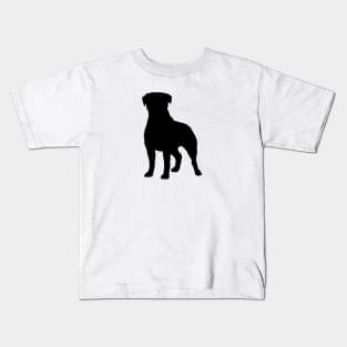 Rottweiler Silhouette Kids T-Shirt